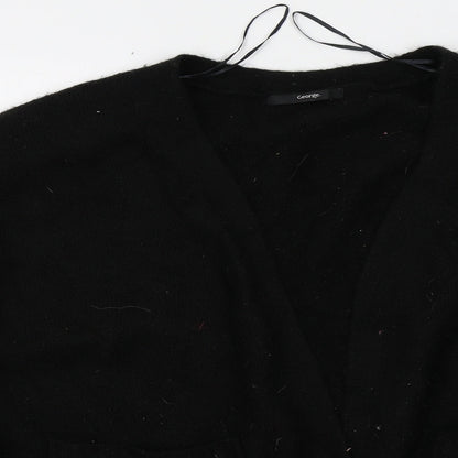 George Womens Black   Cardigan Jumper Size L