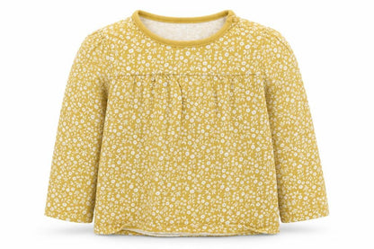 TU Girls Yellow Floral   Pyjama Top Size 12-18 Months