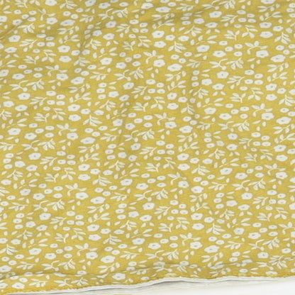TU Girls Yellow Floral   Pyjama Top Size 12-18 Months
