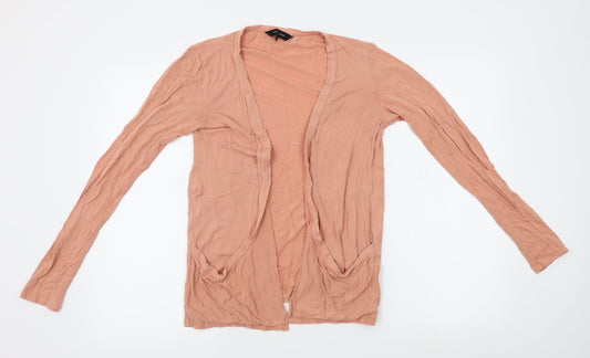 Womens UK Size 10 New Look Orange Cardigan Jumper