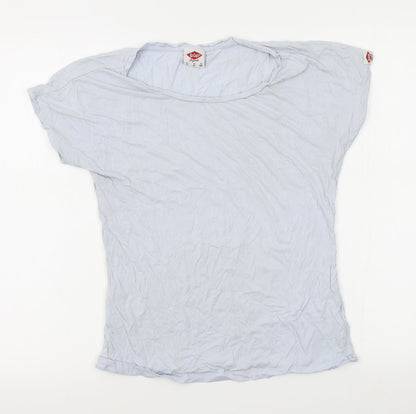 Womens UK Size 16 Lee Cooper Blue Basic T-Shirt