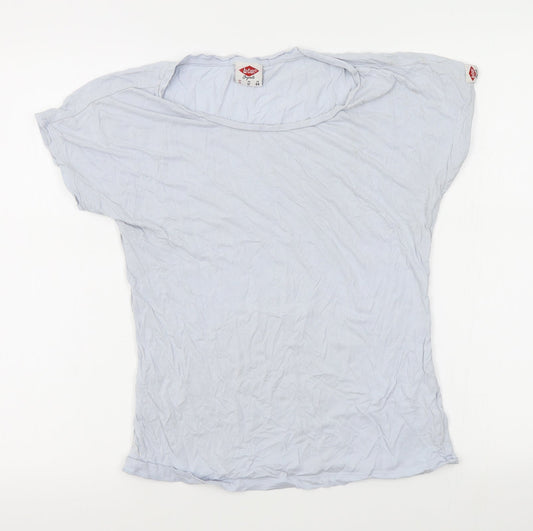 Womens UK Size 16 Lee Cooper Blue Basic T-Shirt
