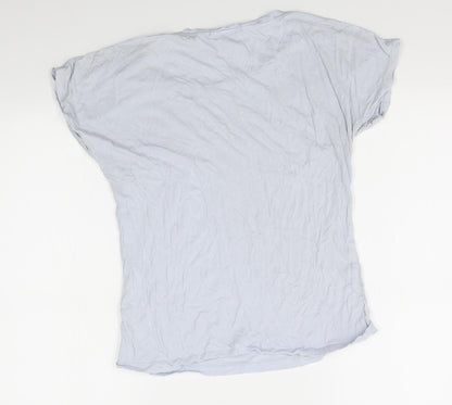 Womens UK Size 16 Lee Cooper Blue Basic T-Shirt