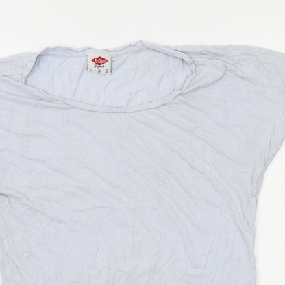 Womens UK Size 16 Lee Cooper Blue Basic T-Shirt