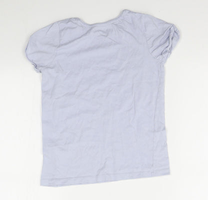 Primark Girls Grey   Basic T-Shirt Size 10-11 Years  - My unicorn ate my homework