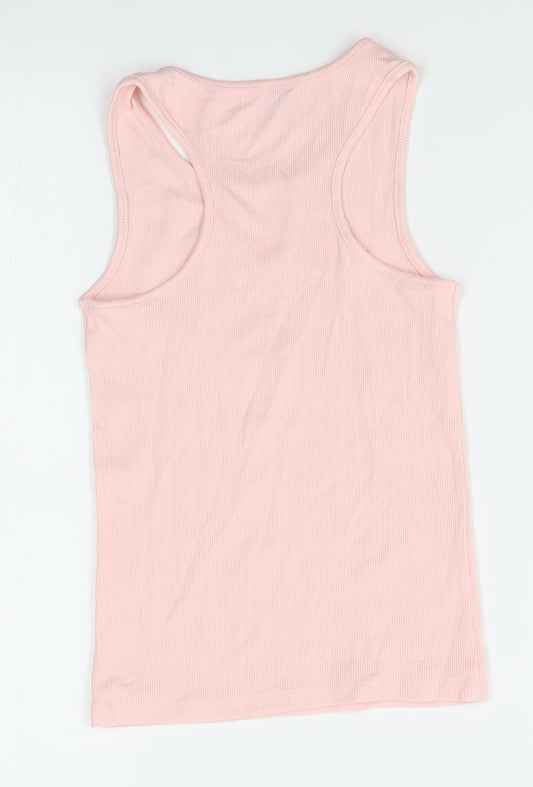 TU Girls Pink   Basic Tank Size 12 Years