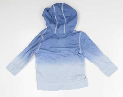 George Boys Blue Batik  Pullover Hoodie Size 2-3 Years  - shark