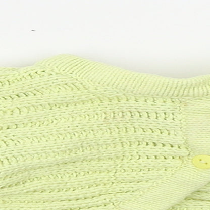 tout petits Girls Yellow   Cardigan Jumper Size 6-9 Months