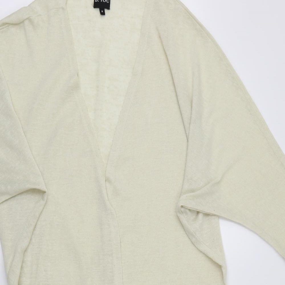 B. You Womens Yellow   Cardigan Jumper Size M