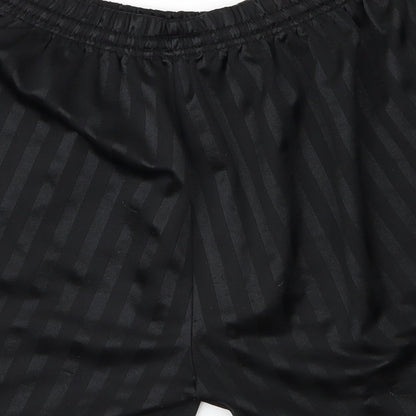 Preworn Womens Black Striped  Athletic Shorts Size 34