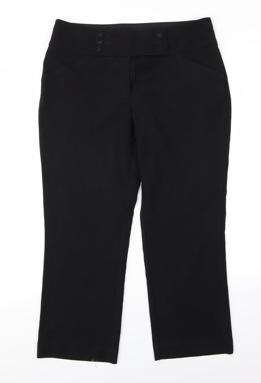 NEXT Womens Black   Trouser Suit Suit Trousers Size 10 L30 in