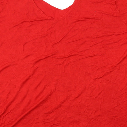 Peacocks Womens Red   Pullover Jumper Size 16
