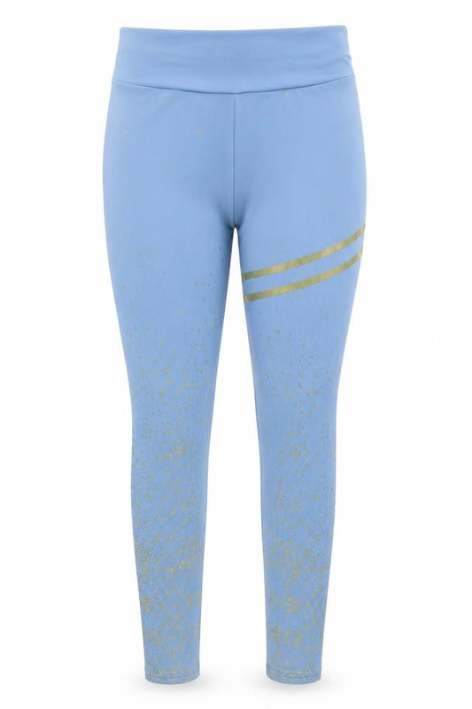 Womens UK Size  Preworn   Blue Leggings