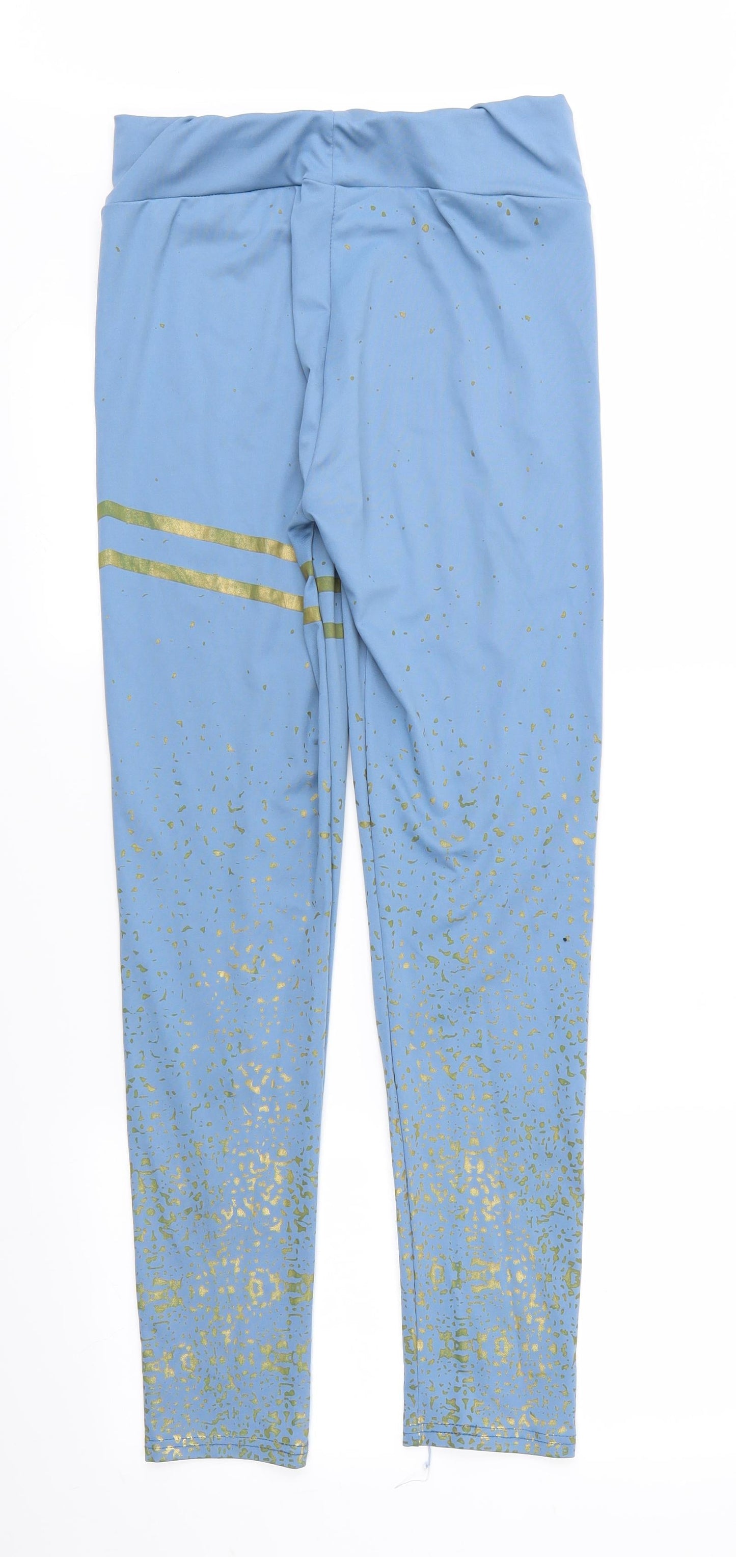 Womens UK Size  Preworn   Blue Leggings