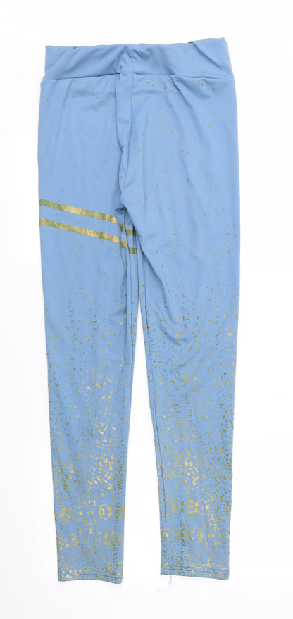 Womens UK Size  Preworn   Blue Leggings