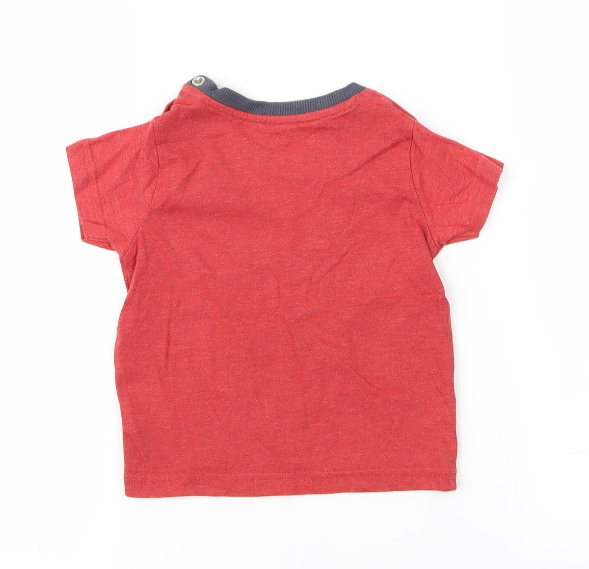 Nutmeg Boys Red   Basic T-Shirt Size 12-18 Months