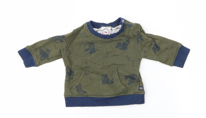 La Compagnie des Petits Baby Green   Pullover Jumper Size 6-9 Months