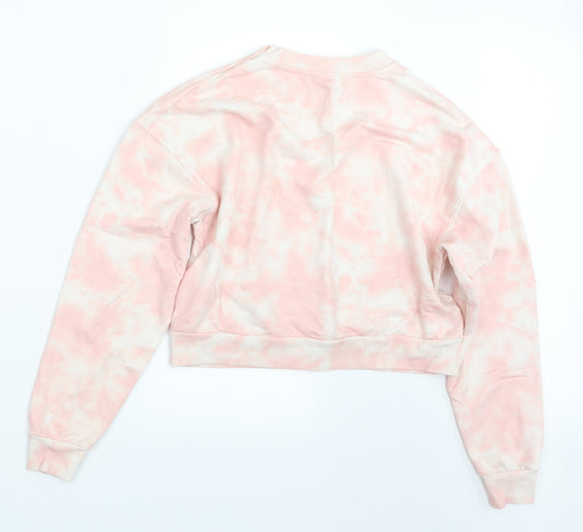 Primark Womens Pink Geometric  Pullover Jumper Size 4