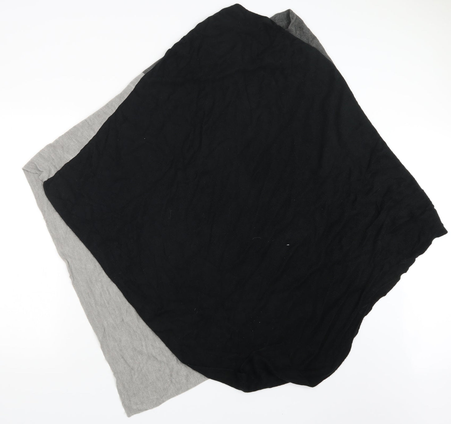 F&F Womens Black  Knit Cape Jumper One Size