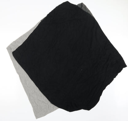 F&F Womens Black  Knit Cape Jumper One Size