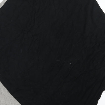 F&F Womens Black  Knit Cape Jumper One Size
