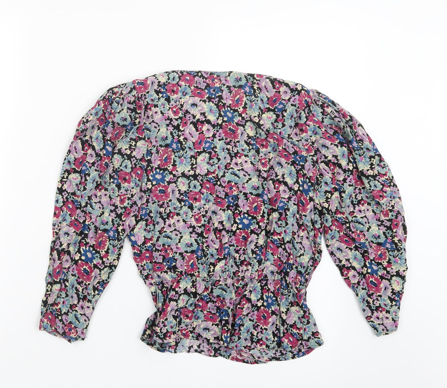 Womens UK Size S Pull&Bear Pink Cropped T-Shirt