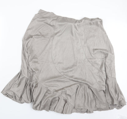 Damart Womens Grey   A-Line Skirt Size 22