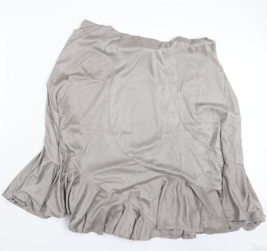 Damart Womens Grey   A-Line Skirt Size 22