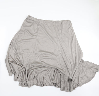 Damart Womens Grey   A-Line Skirt Size 22