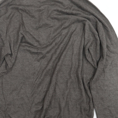 Stevensons Mens Brown  Knit Pullover Jumper Size L