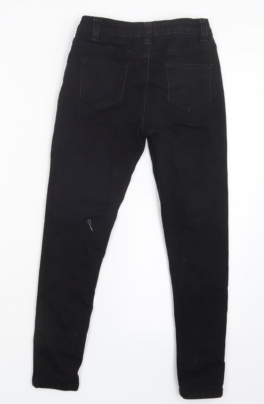 Denim Co. Girls Black  Denim Skinny Jeans Size 10-11 Years
