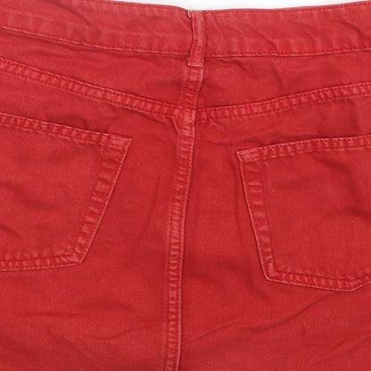 Womens UK Size 10 Topshop Straight & Pencil Denim Skirt