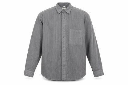 Mens UK Size S C&A Grey  Button-Up Long Sleeve Casual Shirt
