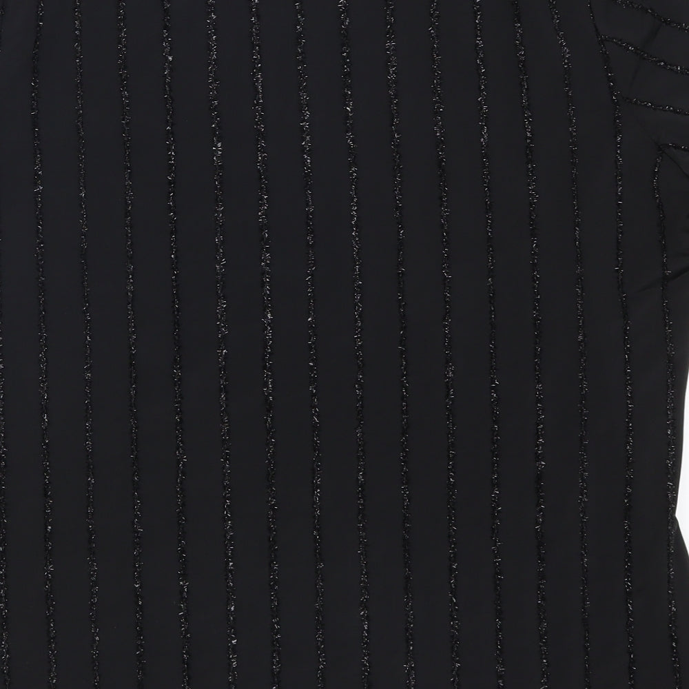 Womens UK Size M Saloos Black Basic T-Shirt