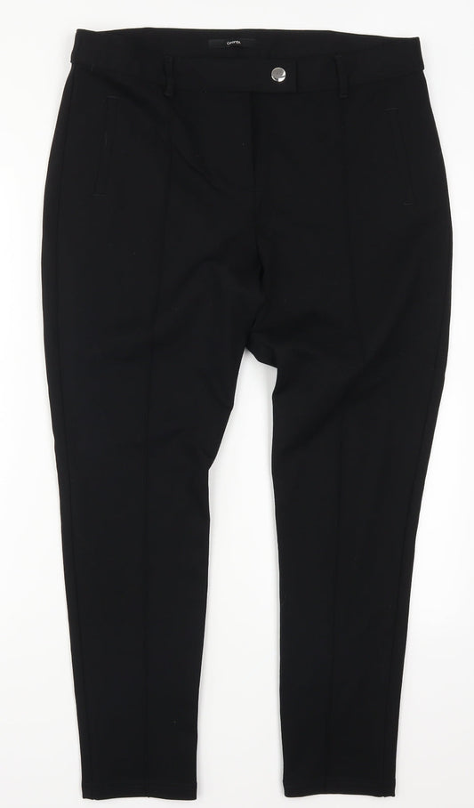 George Mens Black   Trousers  Size 16 L27 in