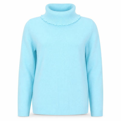 Womens UK Size L Pure & Natural Blue Pullover Jumper