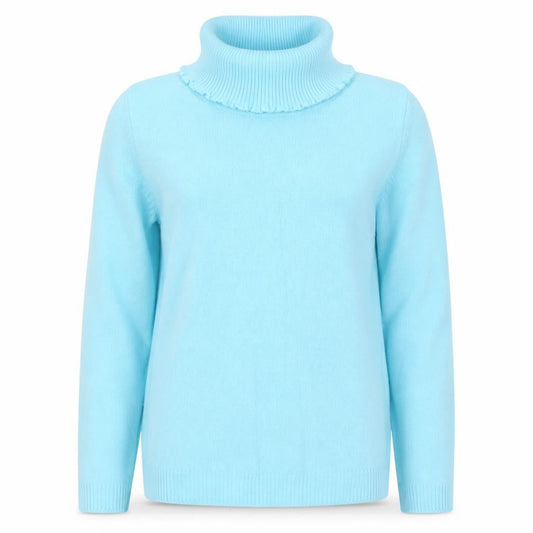Womens UK Size L Pure & Natural Blue Pullover Jumper
