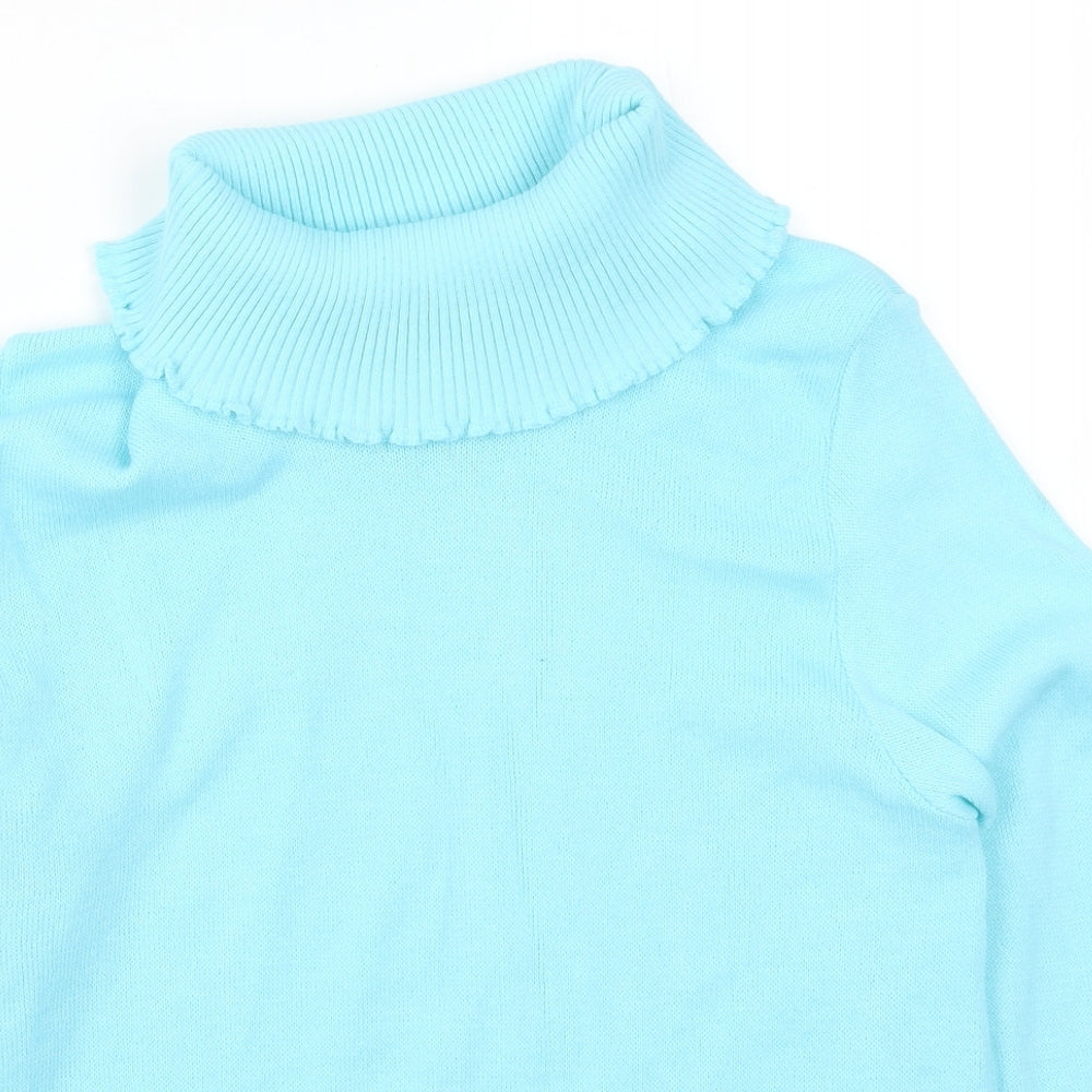 Womens UK Size L Pure & Natural Blue Pullover Jumper