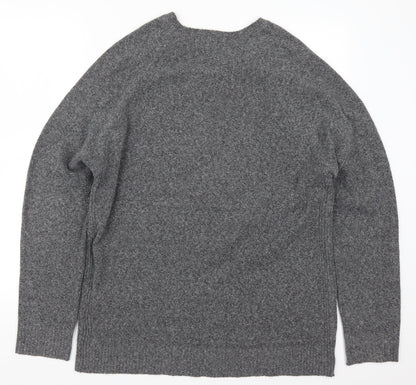 Primark Mens Grey  Knit Pullover Jumper Size L