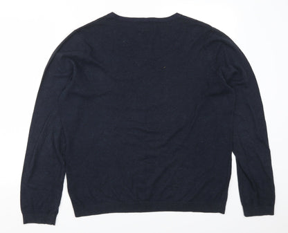 Topman Mens Blue   Pullover Jumper Size L
