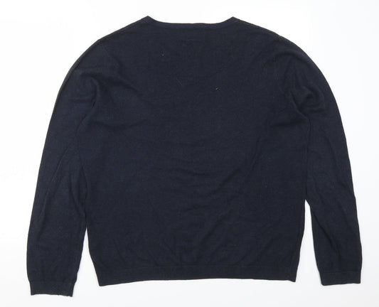 Topman Mens Blue   Pullover Jumper Size L