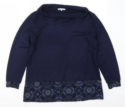 Womens UK Size M Lakeland Blue Pullover Jumper