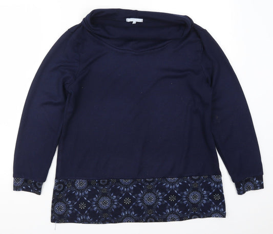 Womens UK Size M Lakeland Blue Pullover Jumper