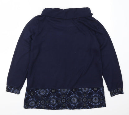 Womens UK Size M Lakeland Blue Pullover Jumper