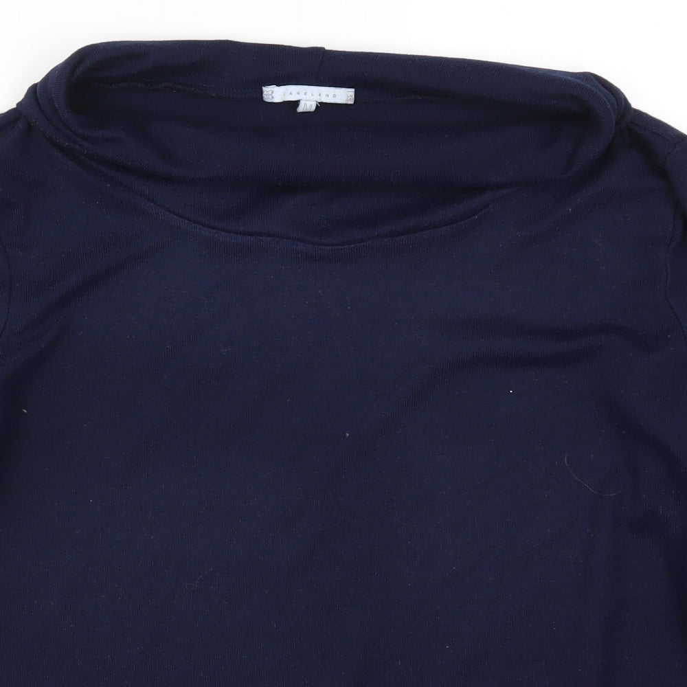 Womens UK Size M Lakeland Blue Pullover Jumper