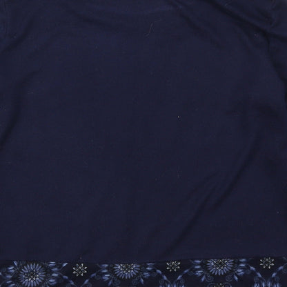 Womens UK Size M Lakeland Blue Pullover Jumper