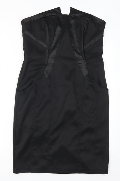 Love Label Womens Black   Pencil Dress  Size 14