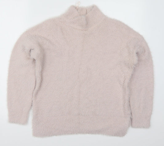 F&F Womens Pink  Knit Pullover Jumper Size 10