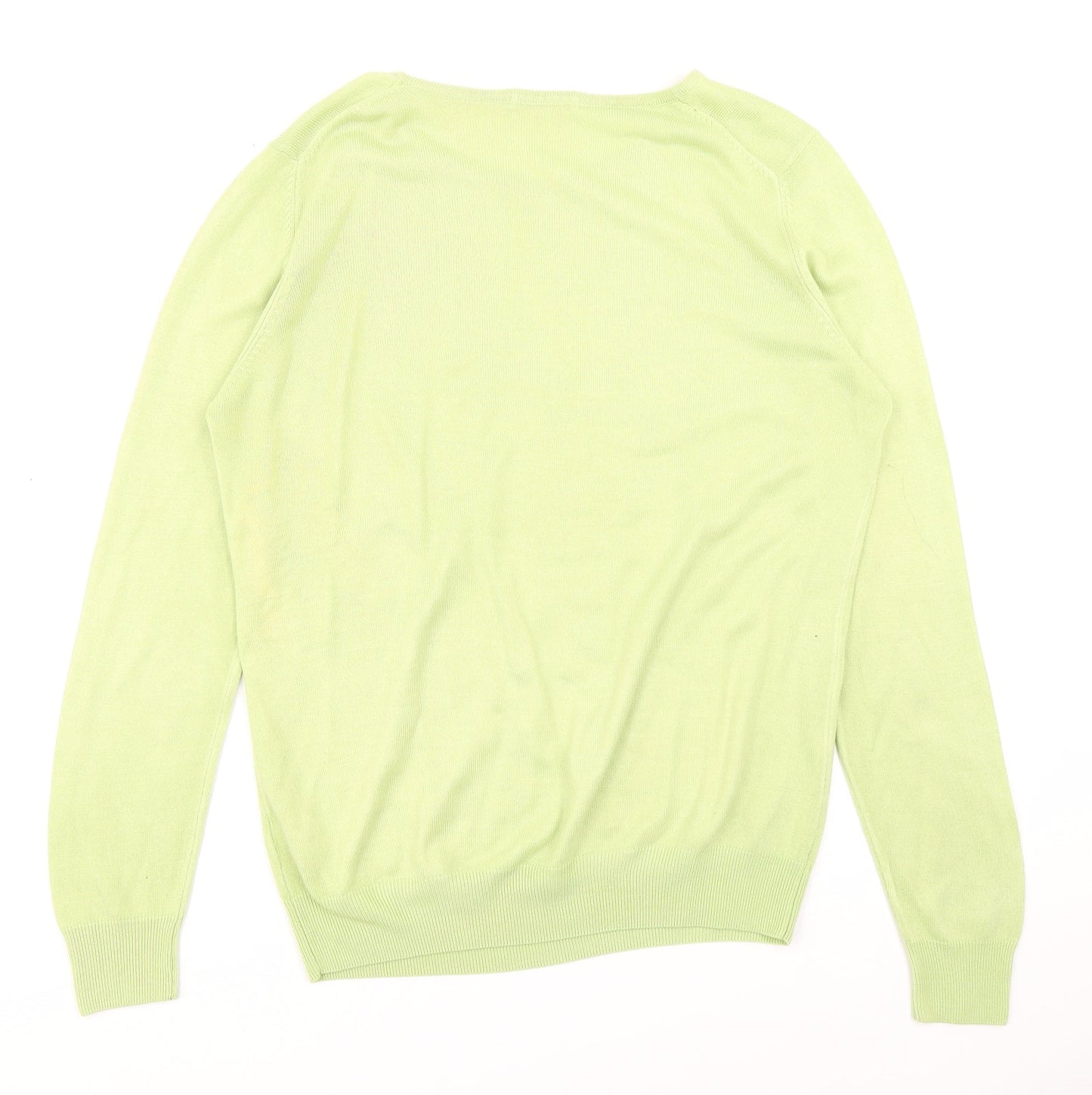 Womens UK Size 14 Marks & Spencer Green Pullover Jumper