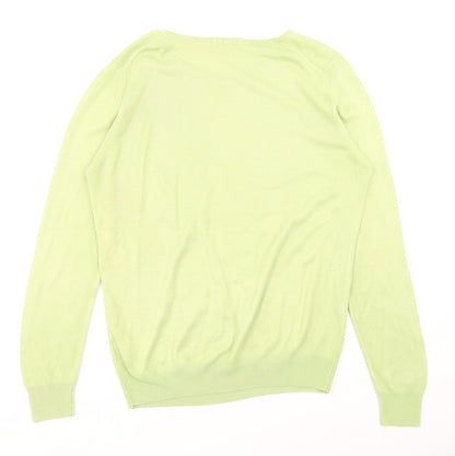 Womens UK Size 14 Marks & Spencer Green Pullover Jumper